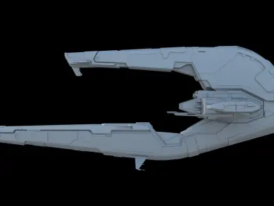 SpaceShip star wars 3D model purchase