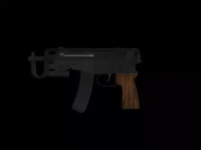 VZ61 S SMG Low-poly 3D model