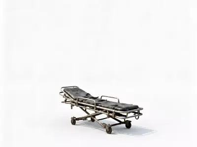 Last Rites Ruined Medical Gurney 3D Model Low-poly 3D model