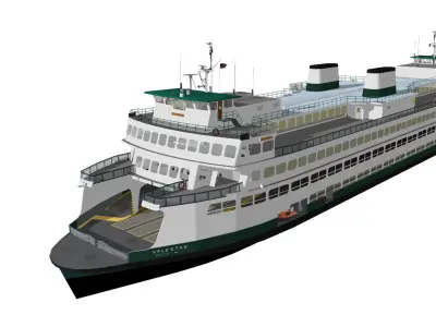 Washington State Ferry 3D model
