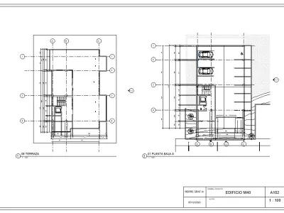 M40 Building - High-Quality Architectural Model Free 3D model
