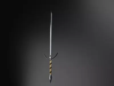Sword Free low-poly 3D model 15