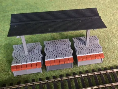 Single Edge Platform Roof1 1-87 FDM color 3D print model
