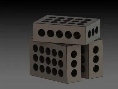 A 1X2X3 block Free 3D model