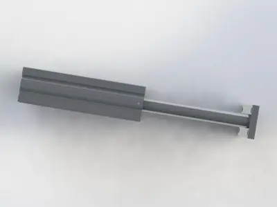 Cilindro Pneumatico MGPM MGPM50-175Z Pneumatic Cylinder 3D model
