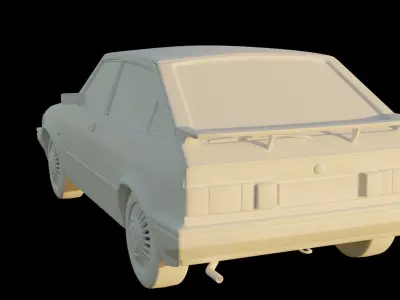 alfa Romeo Low-poly 3D model