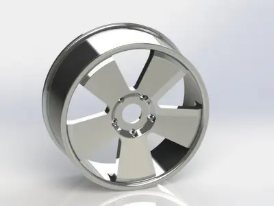 Rim metal wheel Free 3D model