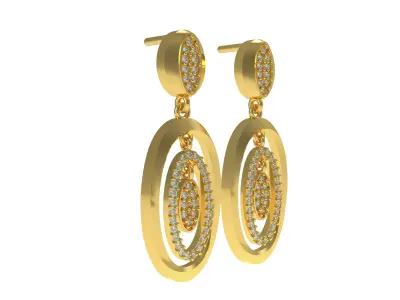 Diamond Pendant Set 44 3D print model