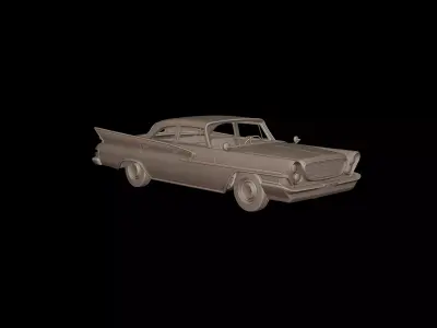 newport hardtop sedan 4 doors 1961 3D print model
