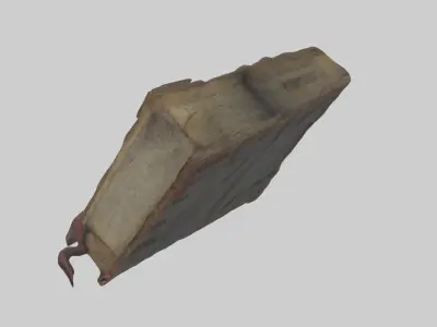 Cursedbook Model 1 Low-poly 3D model