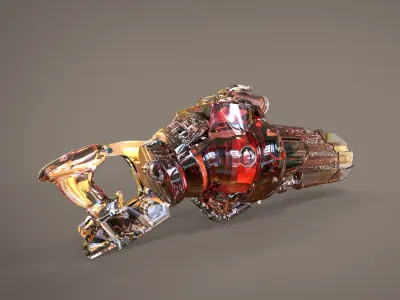 Scifi Rifle 3D model purchase