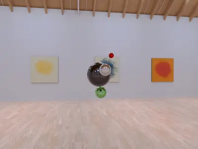 HDRI - Art Museum Gallery Interior 25 - 16384x8192 Texture