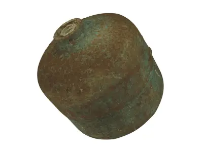 Old Gas Cylinder - Extreme Definition Scanned 3D model