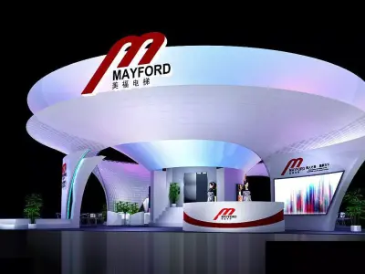 Exhibition - size - 13X10-3DMAX2009-0022 3D model