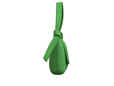 Green Cotton Flap Bag 3D model