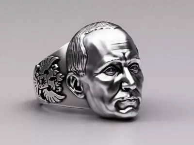 Putin Ring 3D print model