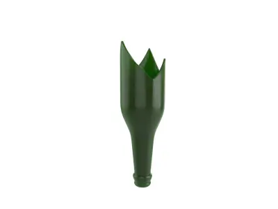 Broken Bottle 3D model