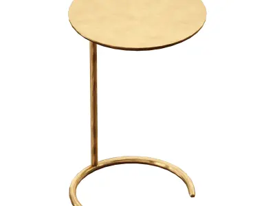 Azura Brass C-Table Crate and Barrel 3D model