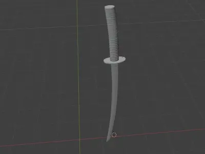 Katana Samurai Sword Free 3D model purchase