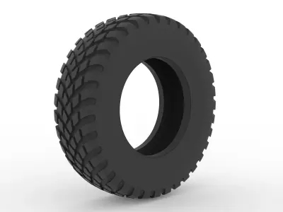 TYRES Low-poly 3D model