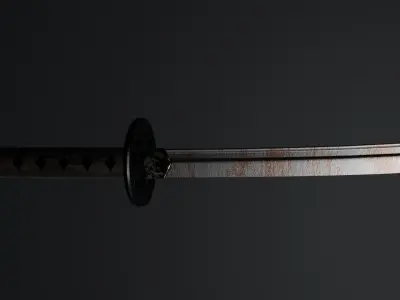 broken sword Low-poly 3D model purchase