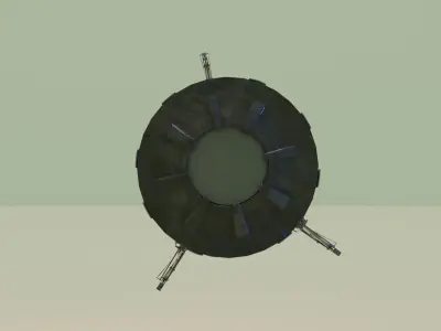 optimized gravity gun 3D model