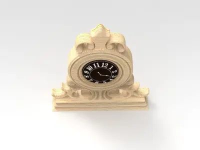 Mantle Clock 3D model