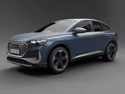 Audi Q4 Sportback E Tron Free 3D model