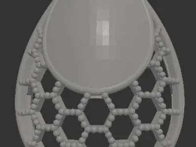 Antique Chain Pendent 3D model