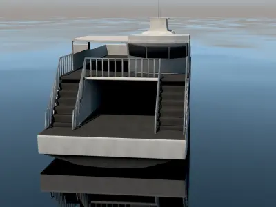 Liberty Ferry Watercraft 3D model 3D model