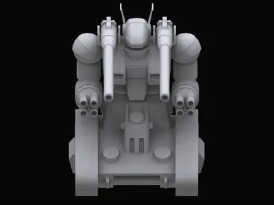 Gundam EF RX75 Guntank model 3D model