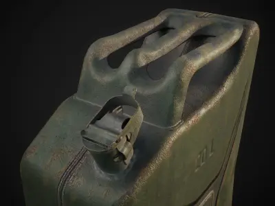 Canister Low-poly 3D model purchase