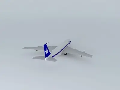 AirAmerica Boeing 707 320B Adv Free 3D model