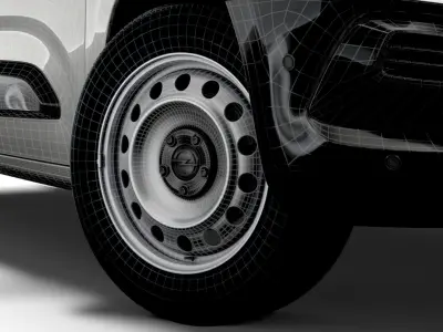 Opel Combo Edition Van 2021 wheel 3D model