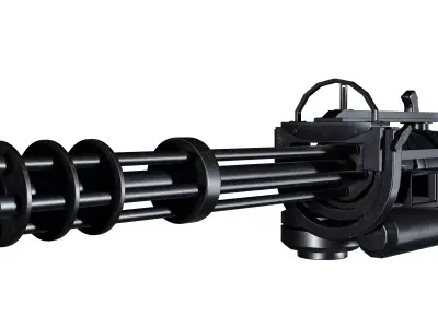 Vulcan gun Free low-poly 3D model