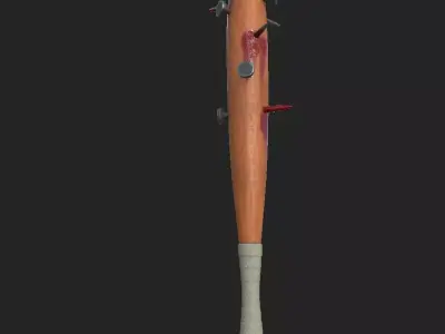 Bat street Free low-poly 3D model