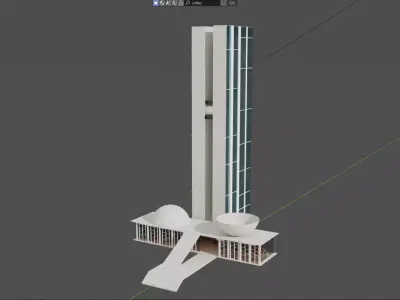 Brazilian Congress Free 3D model