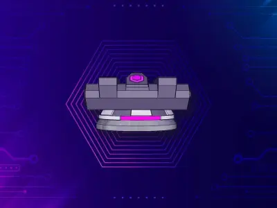 Laser Turret X2 3D model