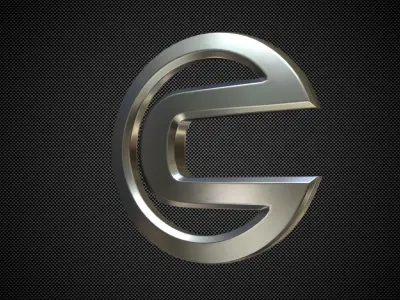 campagna logo 3D model