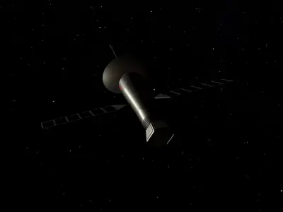 Cartoon Satellite 3D model