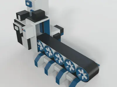 Conveyor Belt 3D model order
