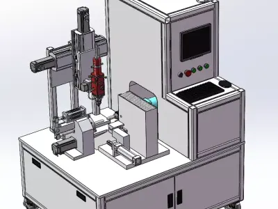Rotary Laser Cutting 3D model