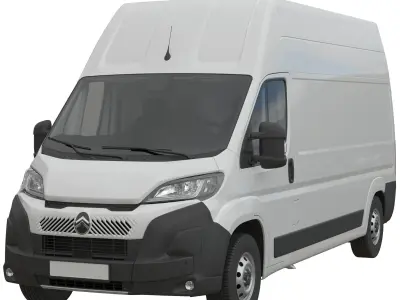 2024 Citroen JUMPER  L3H3 Detailed interior 3D model