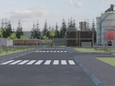 Nuclear Power Plant 3D model shop