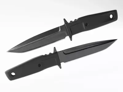 Tactical Combat Knife - Military - Blade - FPS - CS Style Low-poly 3D model