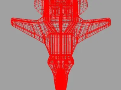 JetFighter 1 fighter jet 3D model