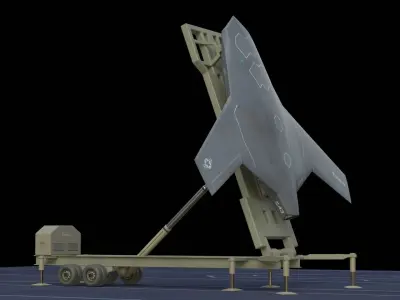 XBAT Drone 3D model
