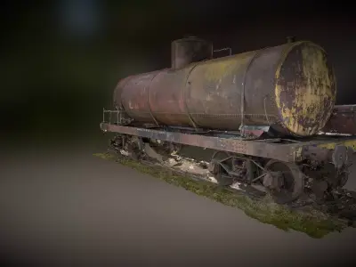 Wagon Citerne 3D model