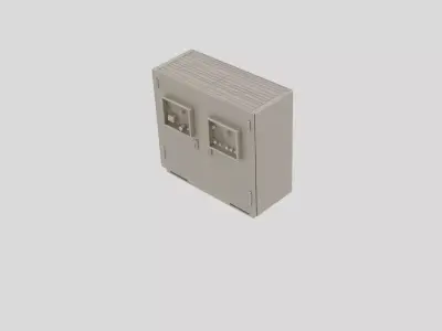 Industrial Control Panel Enclosure for 3D print 3D model