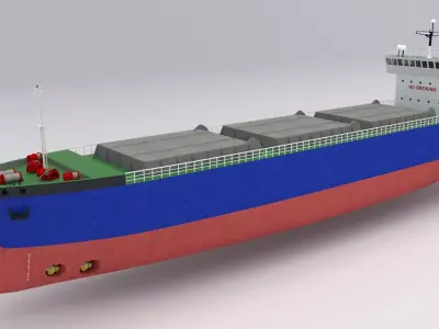 Cargo Ship 3D model